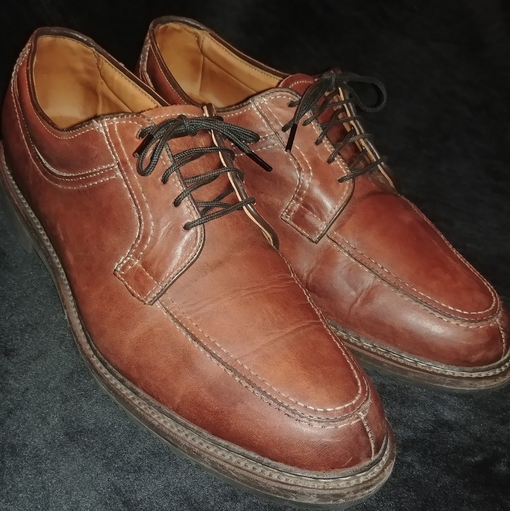 Allen Edmonds leather split-the blucher 10.5